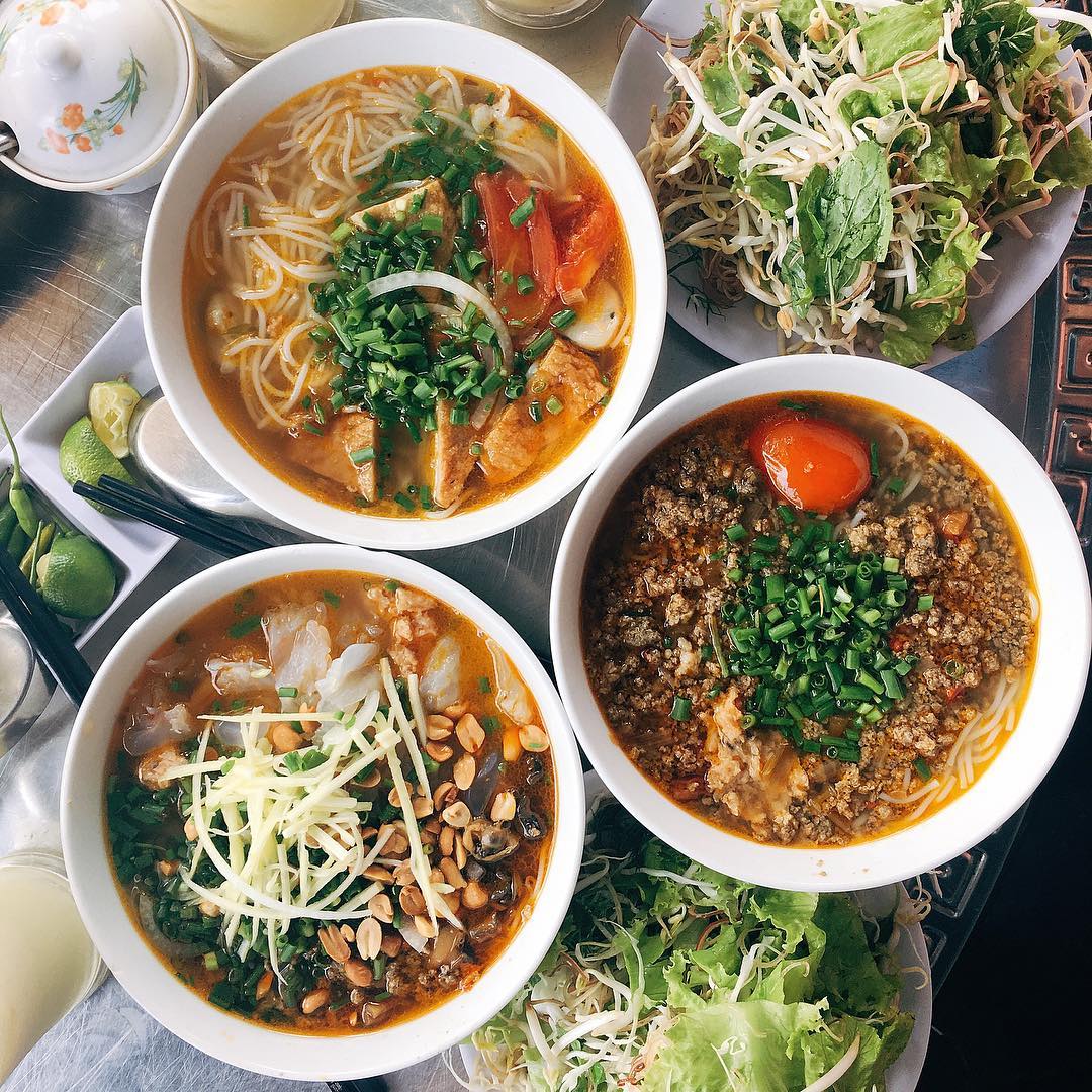 bún cá vé máy bay đi quy nhơn