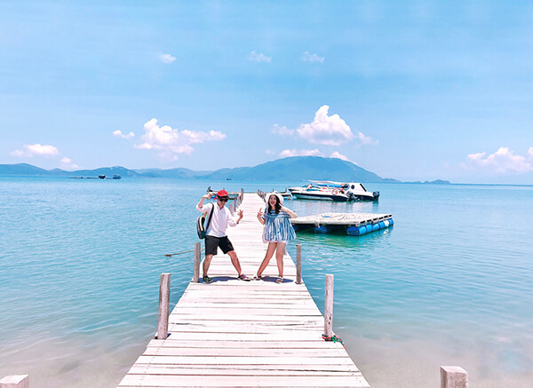 địa điểm check in sống ảo nha trang cầu gỗ điệp sơn