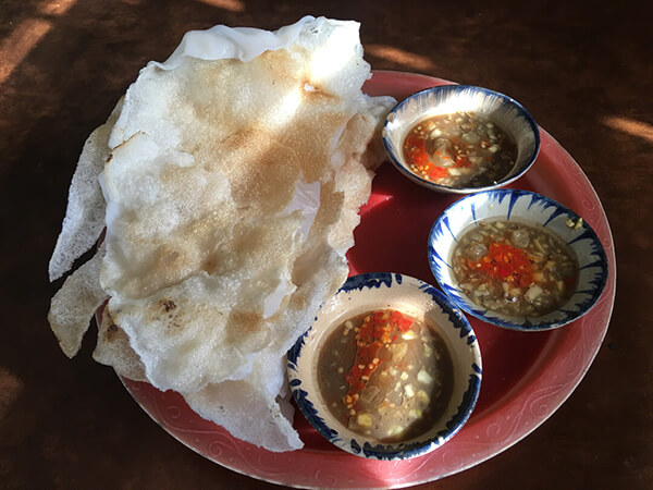 bánh tráng đập món ngon đà nẵng
