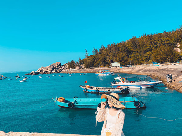 địa điểm check in sống ảo quy nhơn cù lao xanh