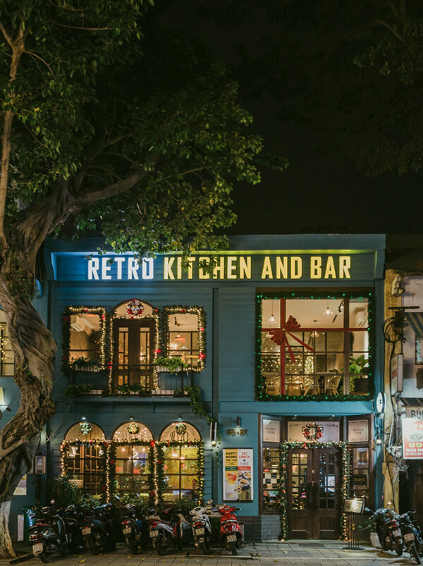 quán cà phê đẹp ở đà nẵng retro kitchen bar