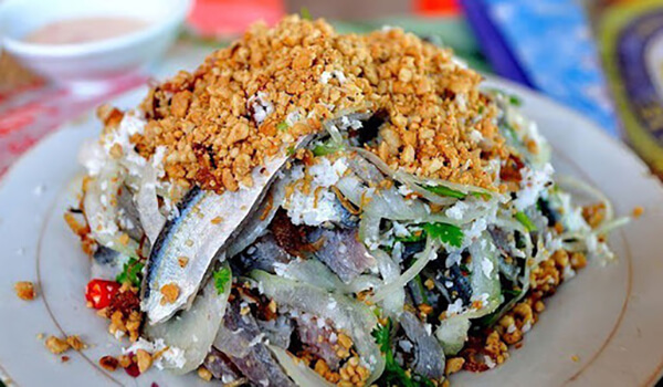 gỏi cá trích món ngon phú quốc