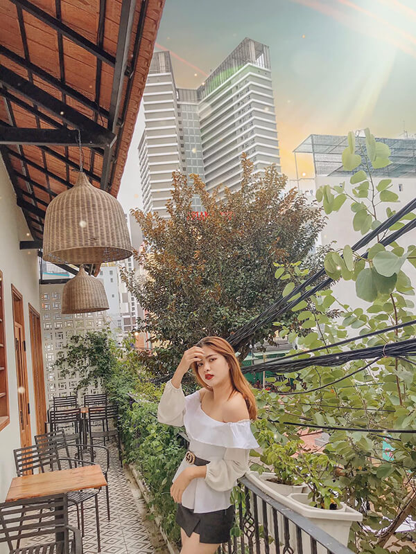 quán cà phê đẹp ở quy nhơn marina the garden