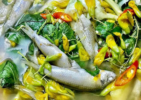 lẩu cá linh bông điên điển cần thơ