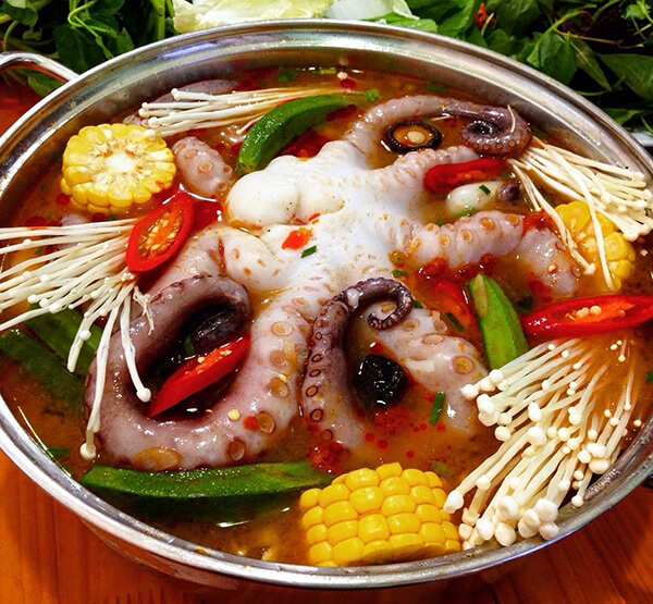 lẩu mực đà lạt