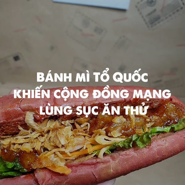 bánh mì tổ quốc khiến cộng đồng mạng lùng sục ăn thử