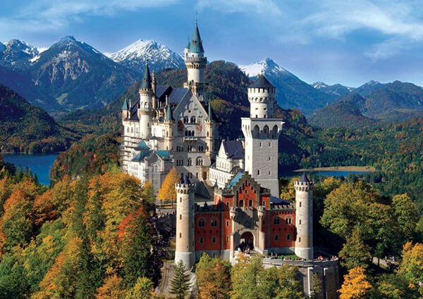 lâu đài neuschwanstein ở bavaria